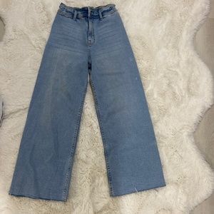 Zara Marine Straight Blue Jeans
